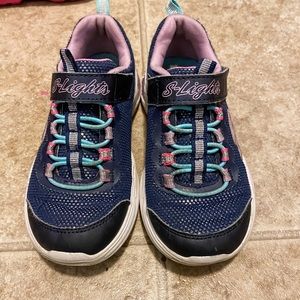 Girls Sketchers S-Lights sz 11